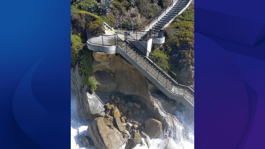 Rockslide closes access to Orange County beach