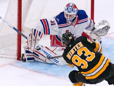 Fraser Minten shines as late surge lifts the Bruins past the Rangers 3-0