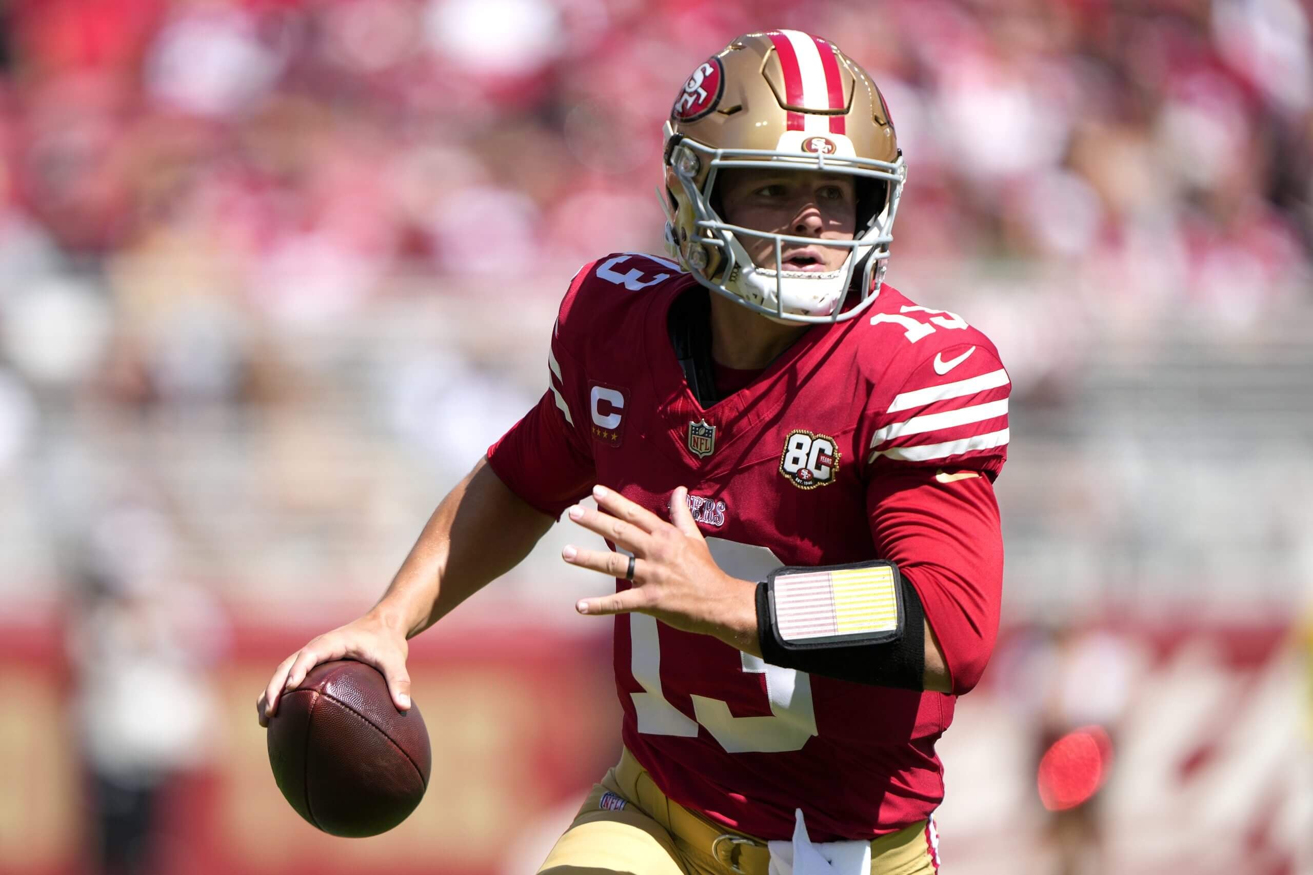 NFL Week 3 Quick Outs: Brock Purdy’s up-and-down day and another Brian Flores gem