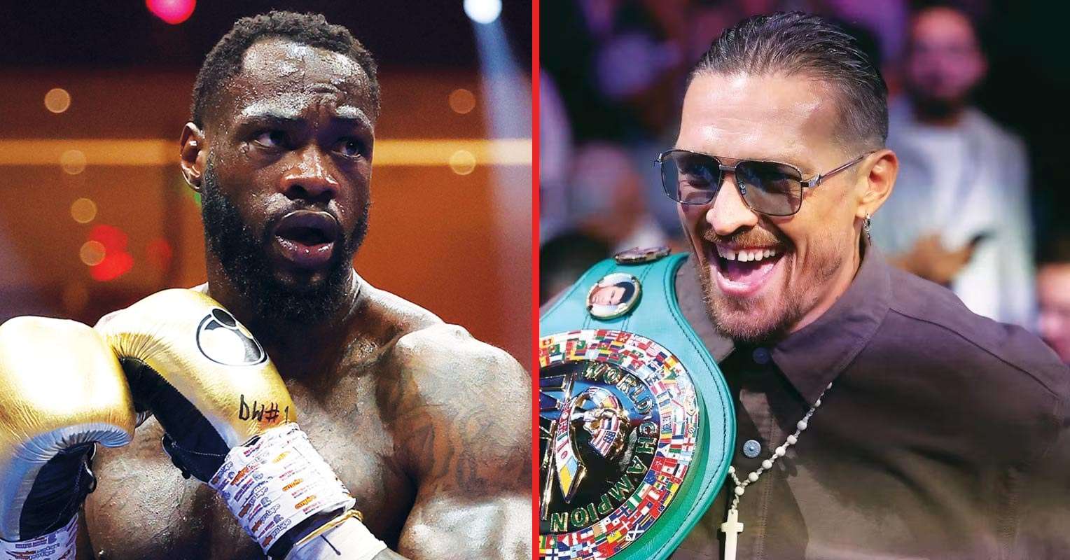 Top heavyweight who faced both says Deontay Wilder will ‘lay Oleksandr Usyk out’: “He’ll KO him”