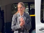 Princess of Wales surprises elderly minibus passengers as she joins volunteer community group