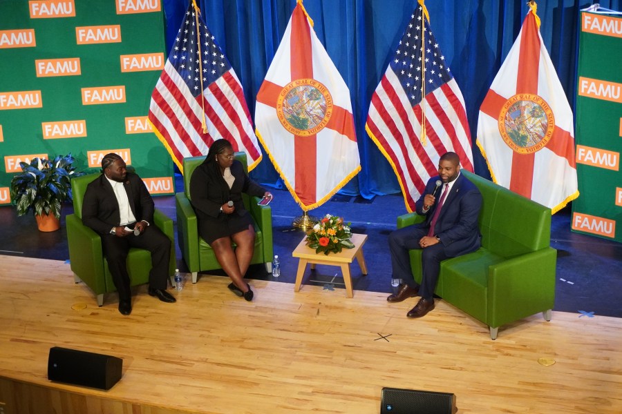 College students challenge Byron Donalds at FAMU town hall