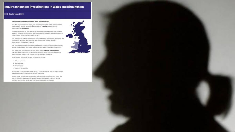 Wales and Birmingham selected for grooming gang inquiry probes