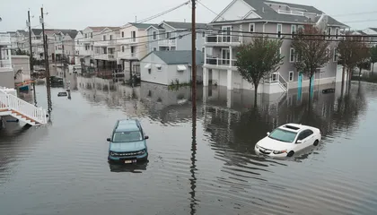 A Shark Was Spotted Swimming Through the Flooded Streets of New Jersey During the Nor'easter