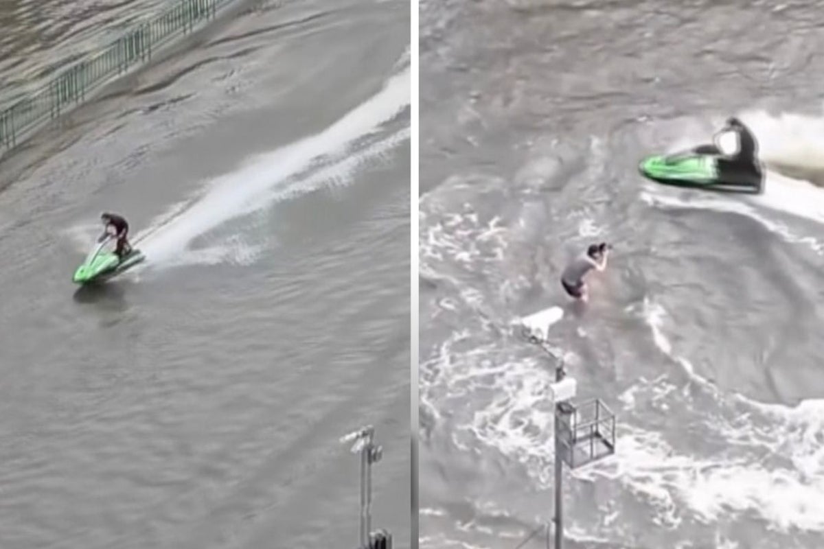 Jet skier sentenced after ‘joyride’ through Bangkok’s flooded streets
