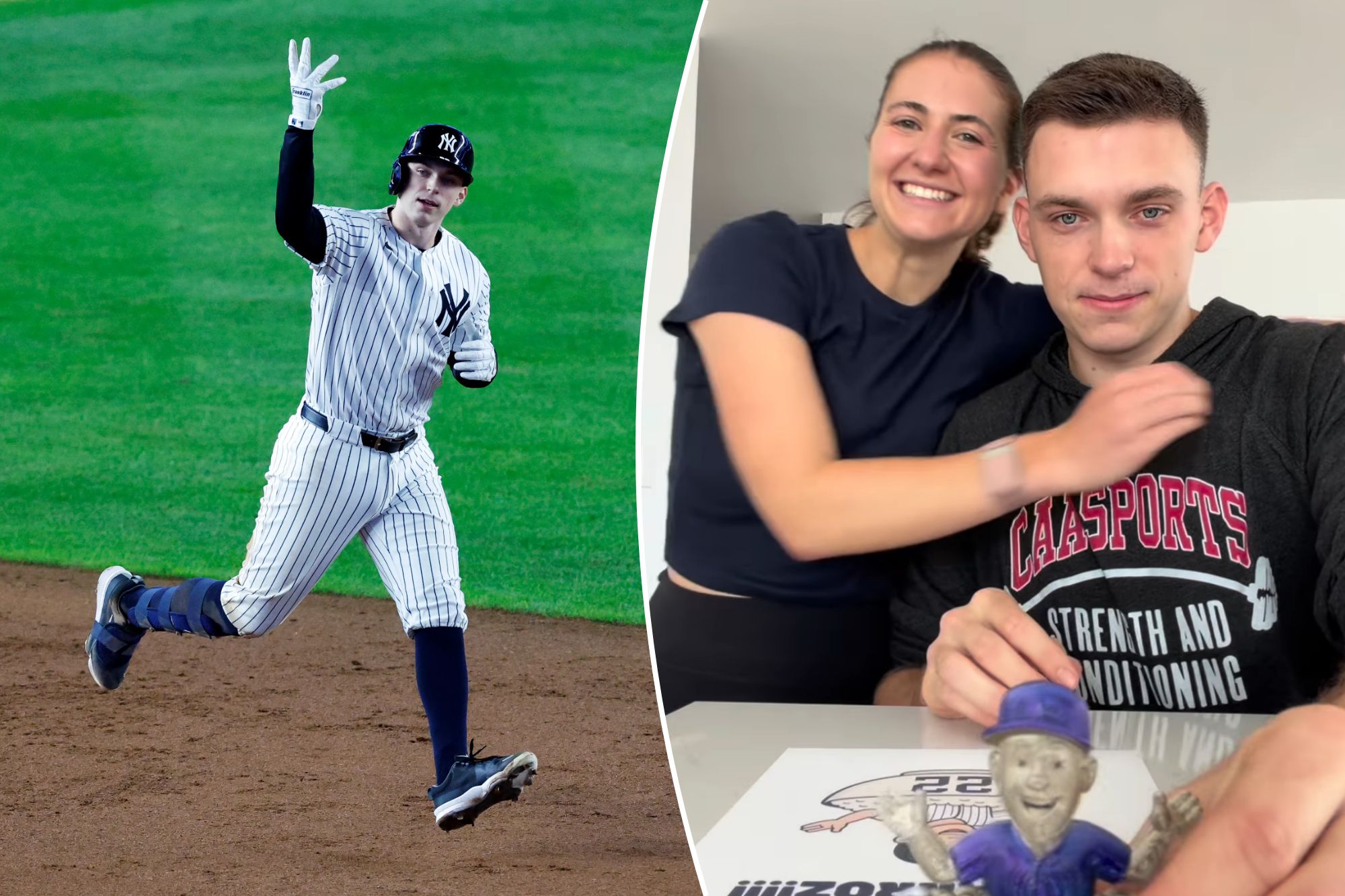 Ben Rice’s girlfriend reacts to grand slam that sealed Yankees’ dominant wild-card win