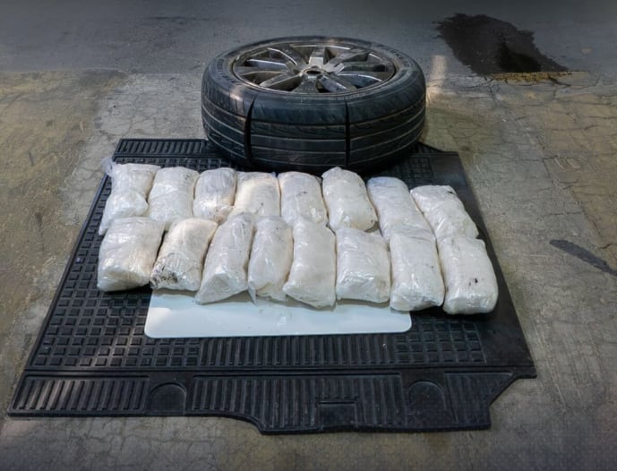 UAE Customs seizes 16.2kg of crystal meth hidden in vehicle