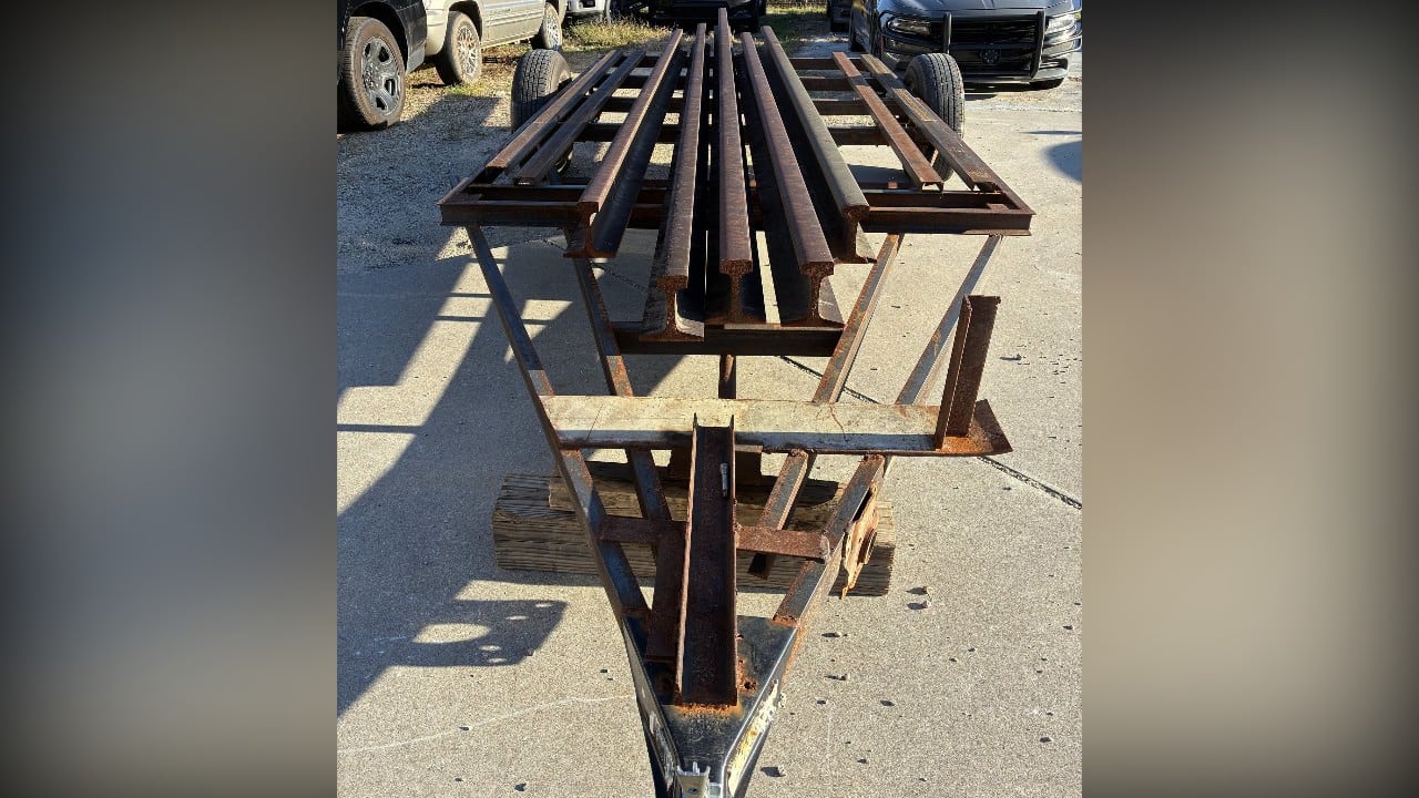 Man faces felony charges for stealing over $14K in railroad rail