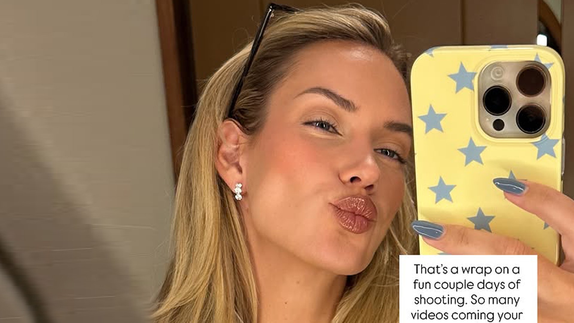 Paige Spiranac threatens to burst out of outfit with eye-popping display for close-up selfie as fans are left ‘floored’