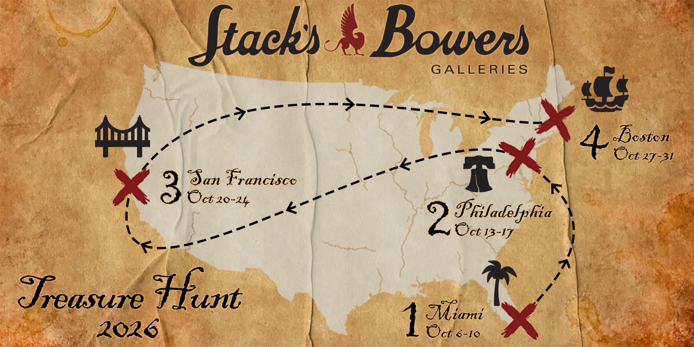 Treasure hunt events coming to 4 cities in October: $40,000 in prizes up for grabs