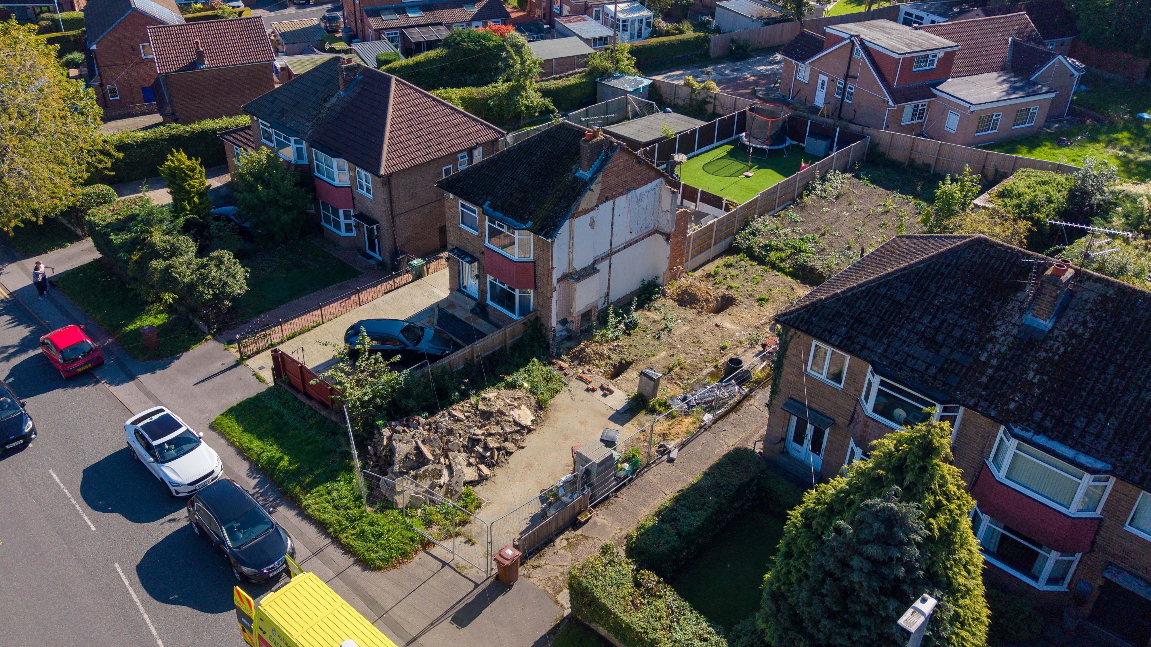 My neighbour demolished his HALF of our semi-detached house – now my three-bed is plagued with holes and a leaking roof