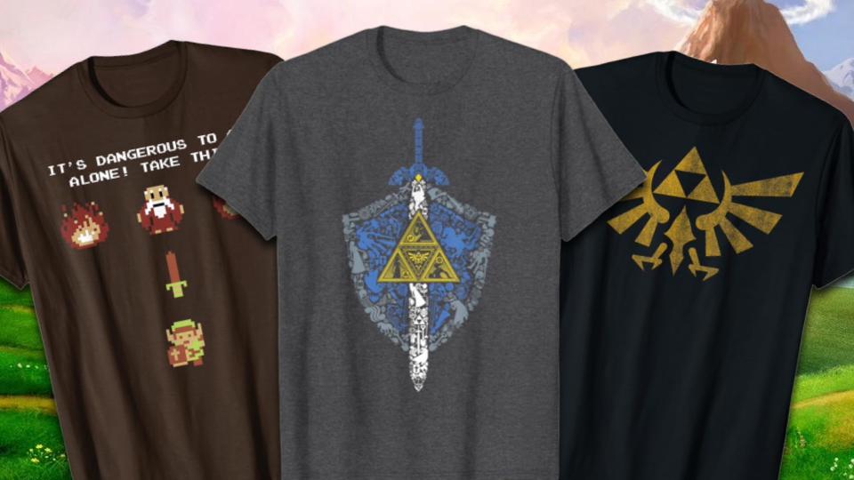 A Ton of Legend of Zelda T-Shirts Are Getting Price Cuts for Amazon Prime Members