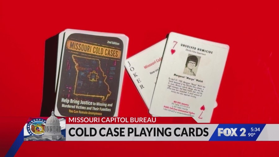 Missouri using playing cards to help solve cold cases