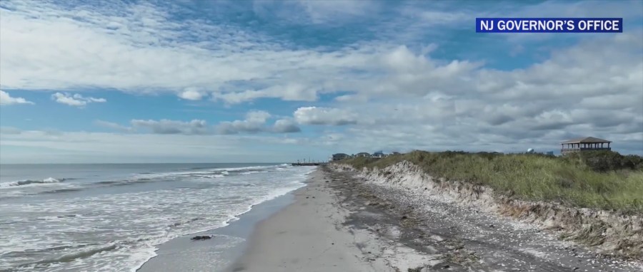State and federal officials assessing NJ beach damage after the nor'easter