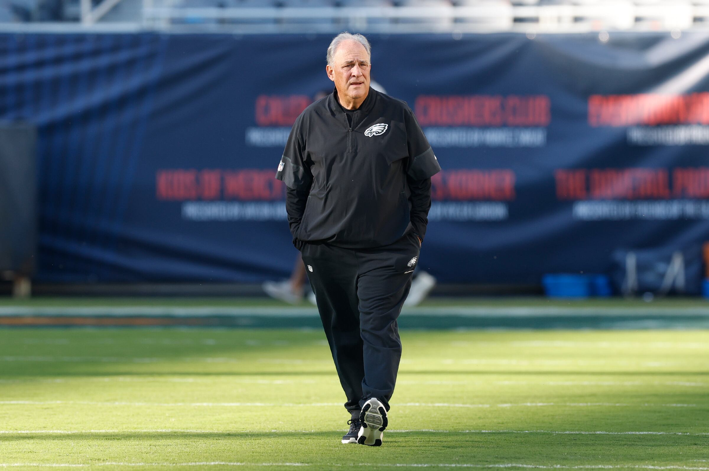 Vic Fangio took the blame for Eagles defensive performance and said the safety rotation will continue
