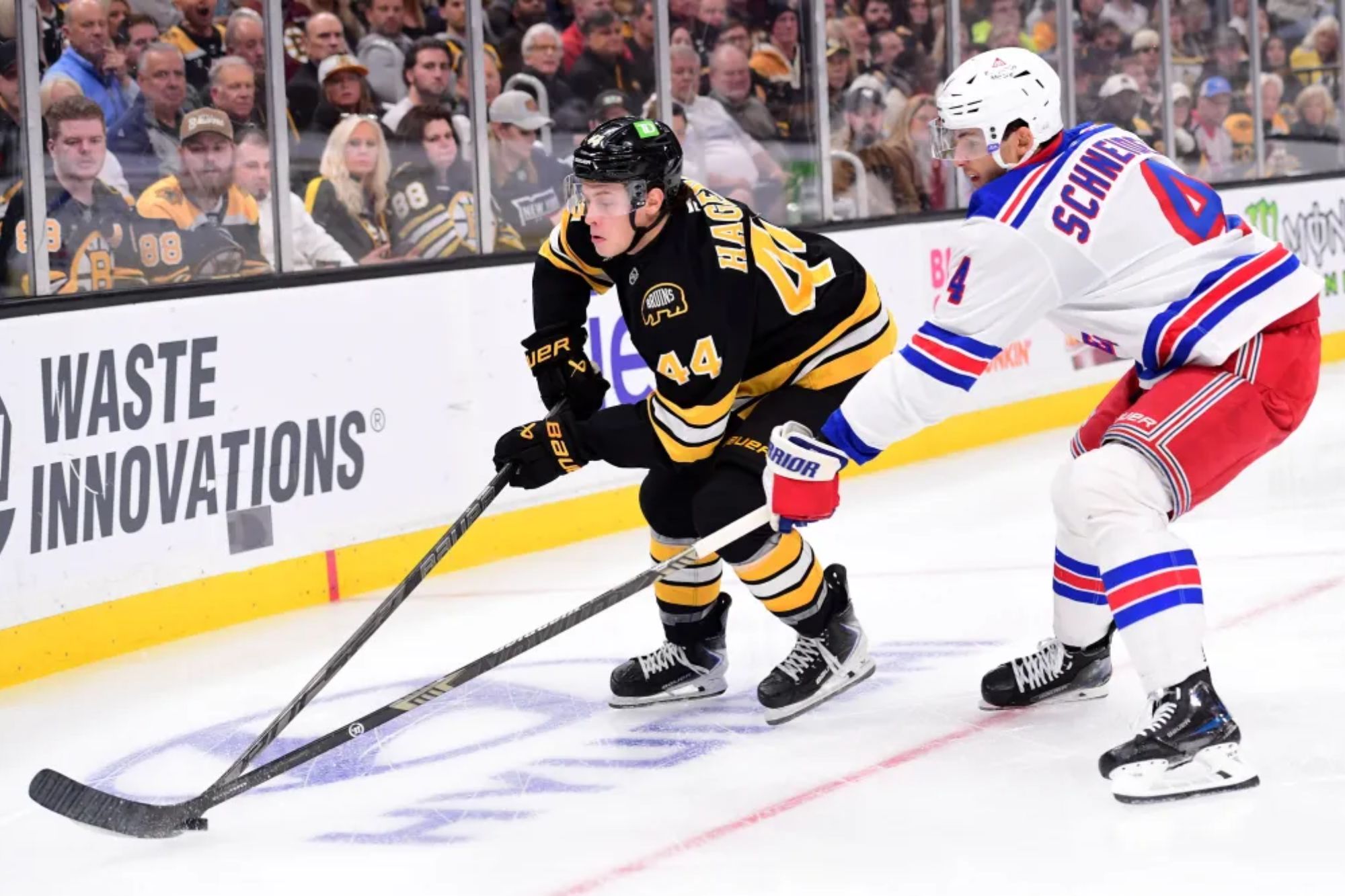 Braden Schneider admits to flub in Rangers’ loss to Bruins: ‘I made a bad read’