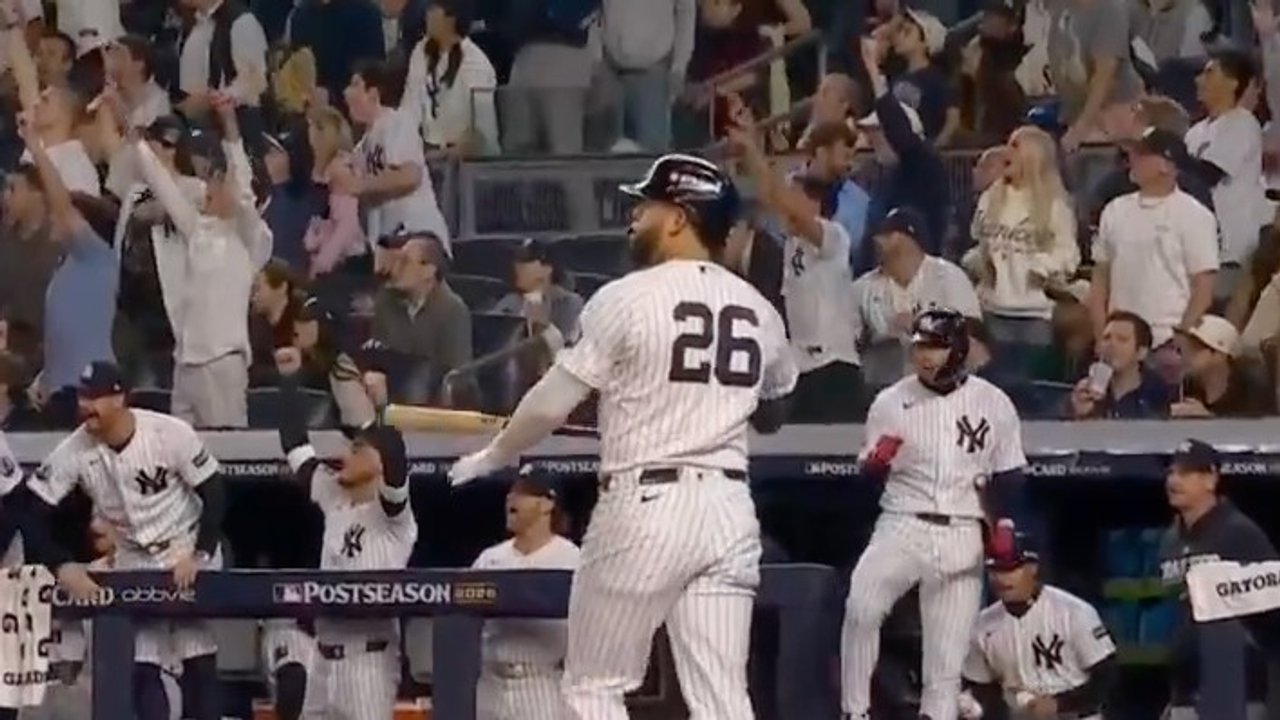 Yankees’ Garcia unloads solo shot to open scoring in Game 2