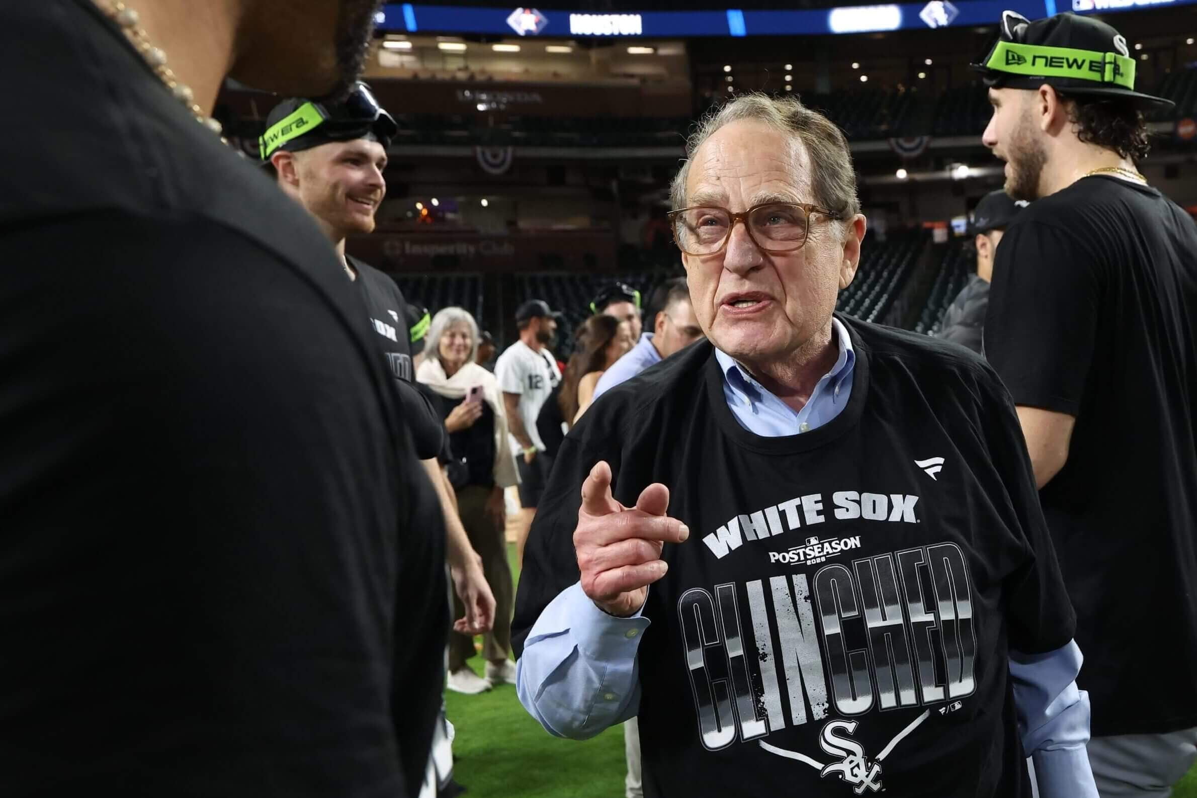 White Sox chairman Jerry Reinsdorf enjoys another celebration in Houston