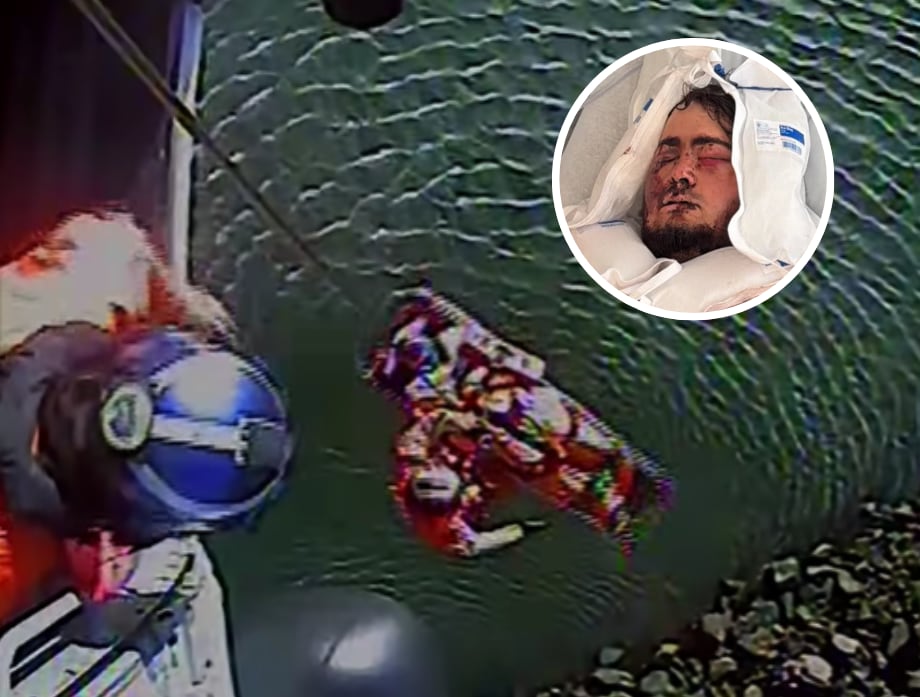 Fisherman trapped under massive fallen boulder uses Siri to call for help: ‘It’s a miracle’