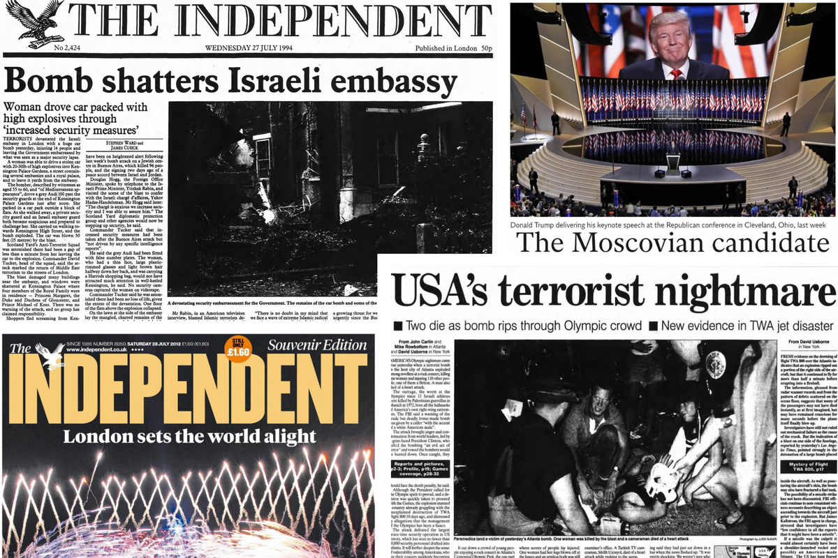 This Week in History: Olympic terror, IRA peace and Trump’s Russia row