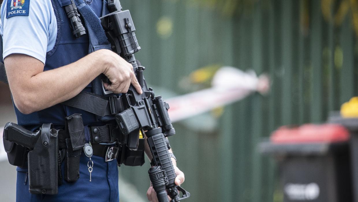 One arrested as armed police attend reported firearm sighting in Whanganui