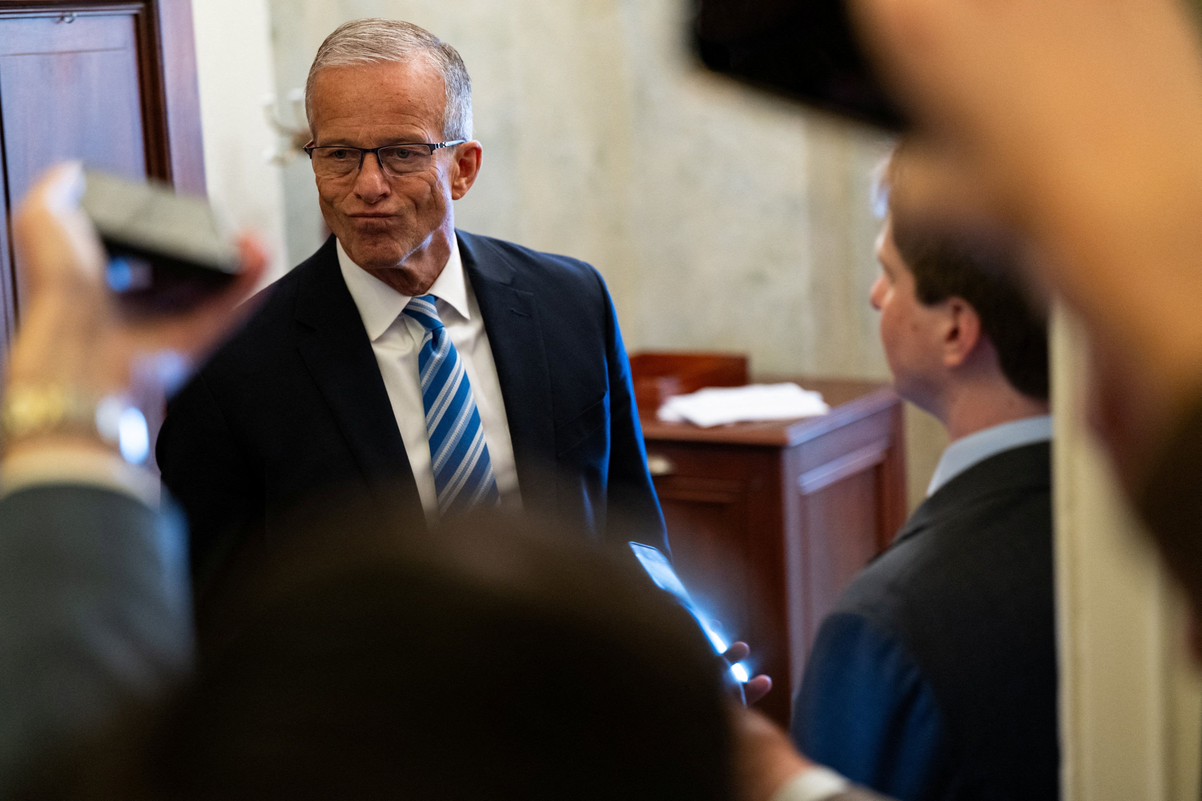 Everyone wants something from Thune