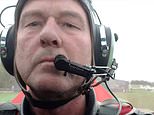 Amateur stunt pilot, 64, who nose-dived into runway during crash 'caused by dodgy nut' sues for £2million