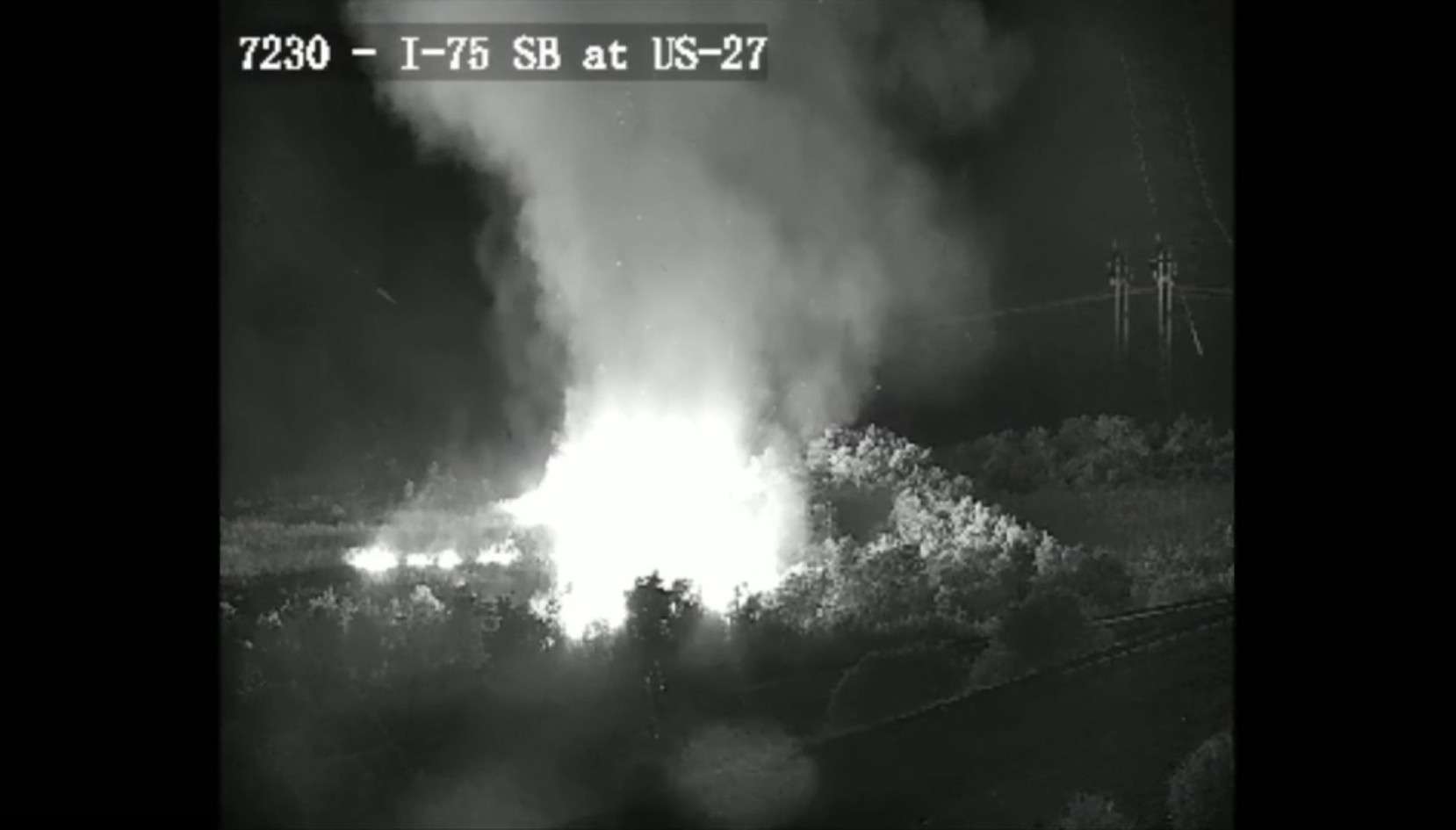 Crews contain West Broward brush fire that shut down US 27 from I-75 to Griffin Road