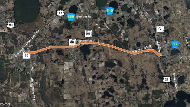 CSX railroad crossing on State Road 60 in Bartow, Lake Wales closed for next 2 weeks