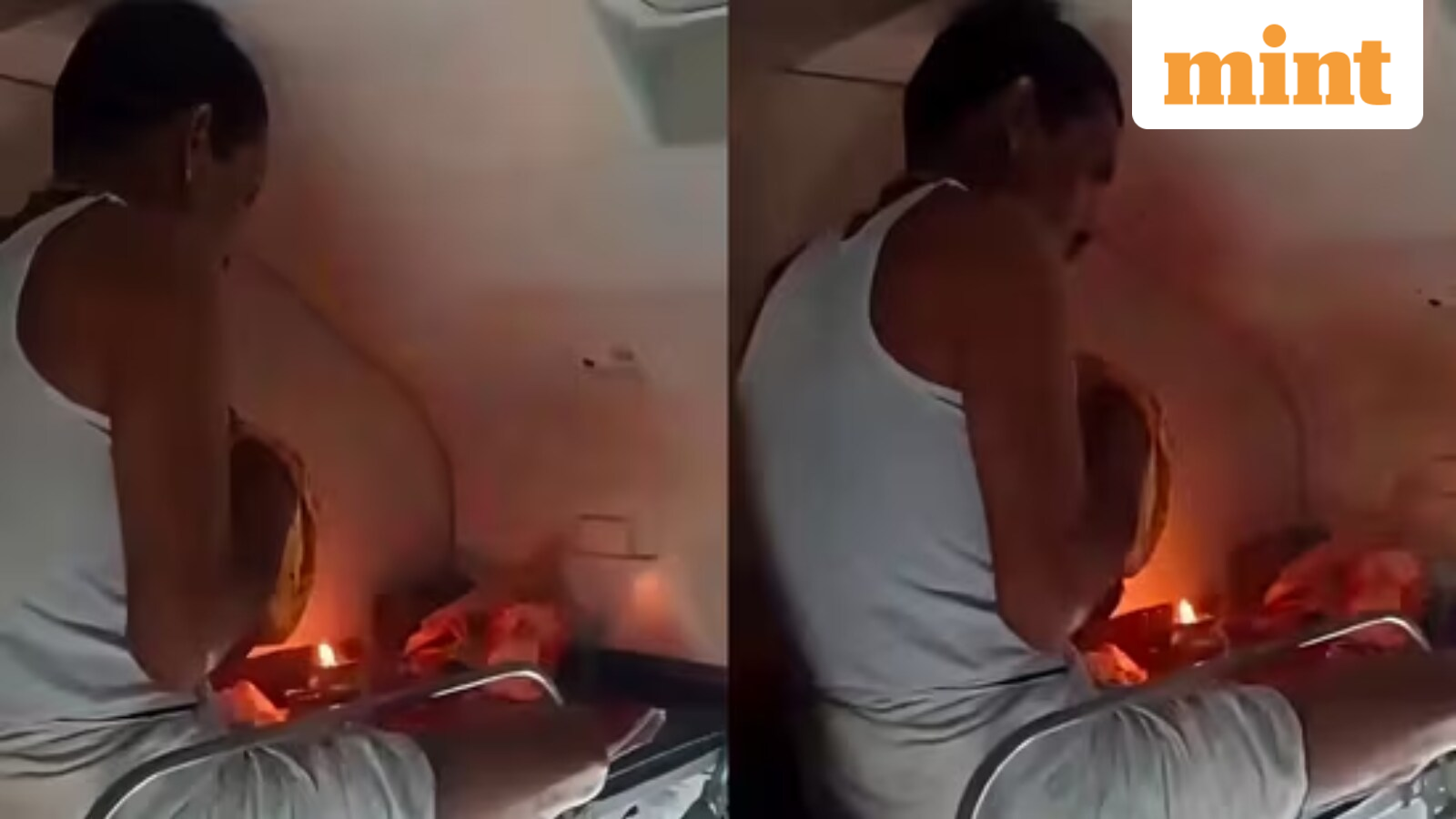 ‘Pandit ji’ lights diya inside AC train coach, performs puja: 'What if it catches fire? - Video