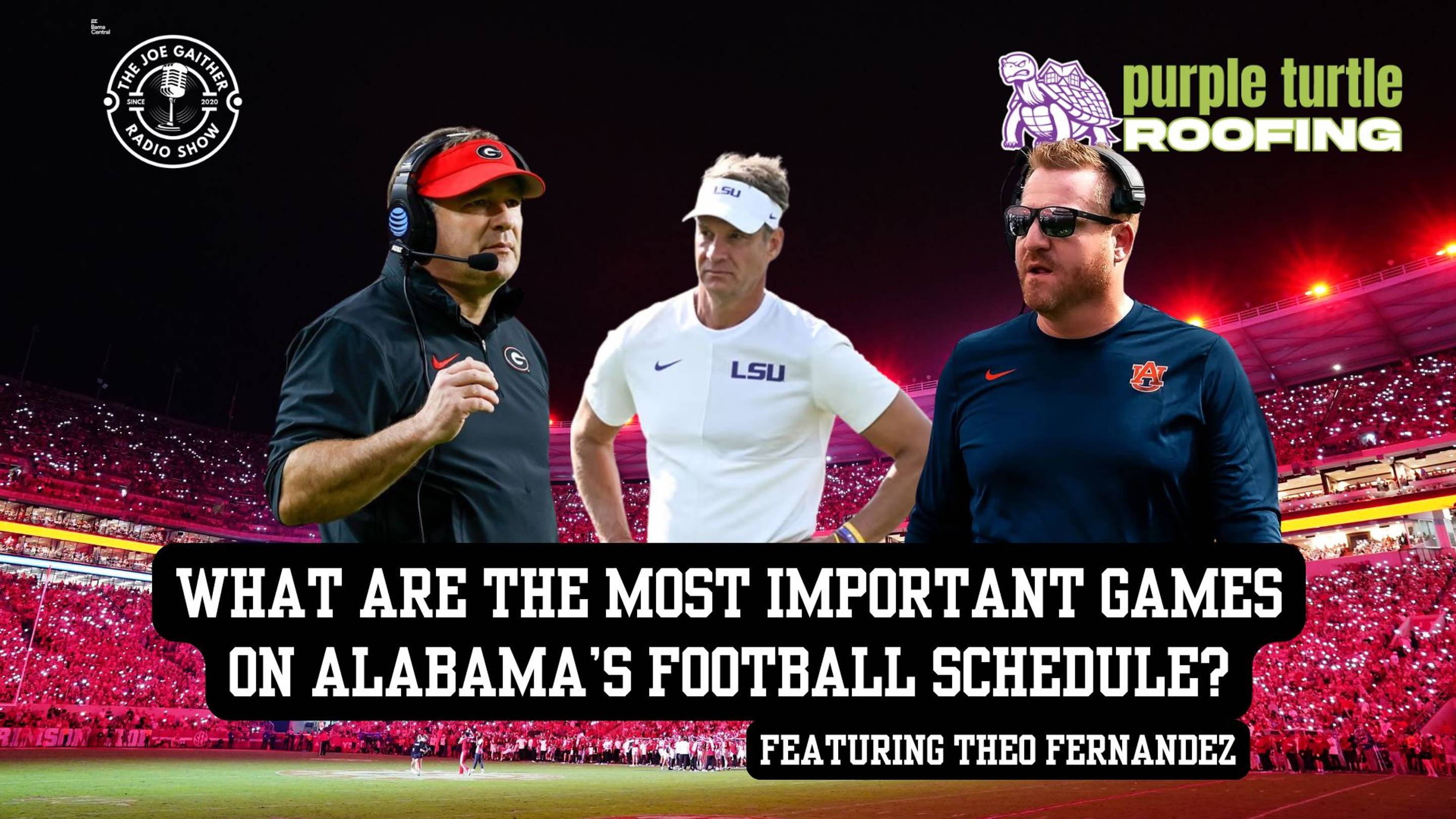 What Are the Most Important Games on Alabama's Schedule? The Joe Gaither Show