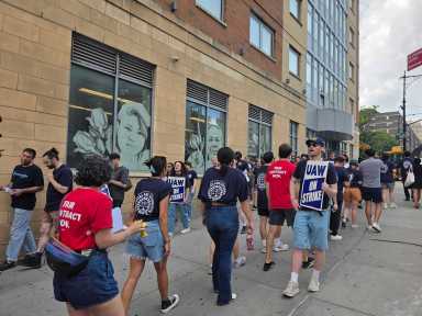 Bronx Defenders union walks off the job, joining ongoing strike of attorneys who represent court clients that can’t afford to pay