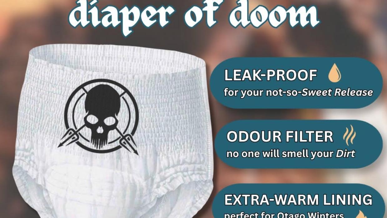 Rock band tease special nappy after fan takes a dump during concert