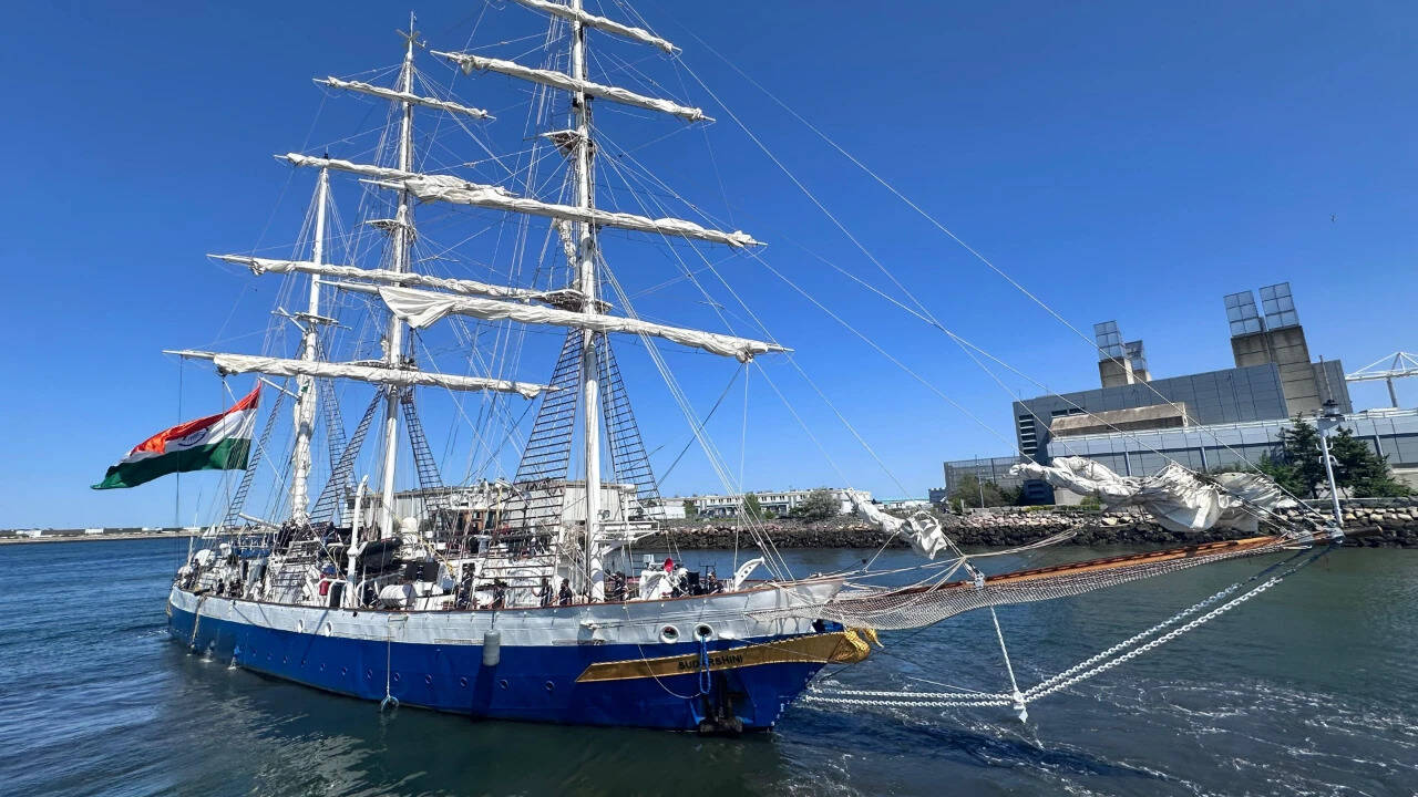 INS Sudarshini departs for Portugal after participating in US's 250th I-Day celebrations