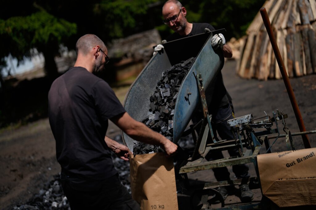 In a German forest, 2 brothers keep the ancient tradition of charcoal burning alive