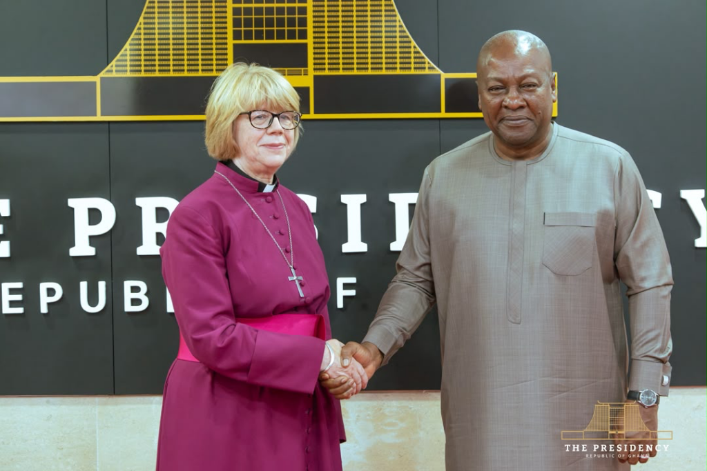 Historic first as Archbishop of Canterbury meets Mahama on maiden Africa visit
