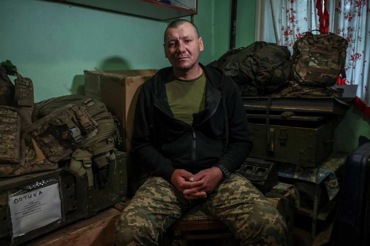 A year in a foxhole: Ukrainian soldier survives beneath the front line