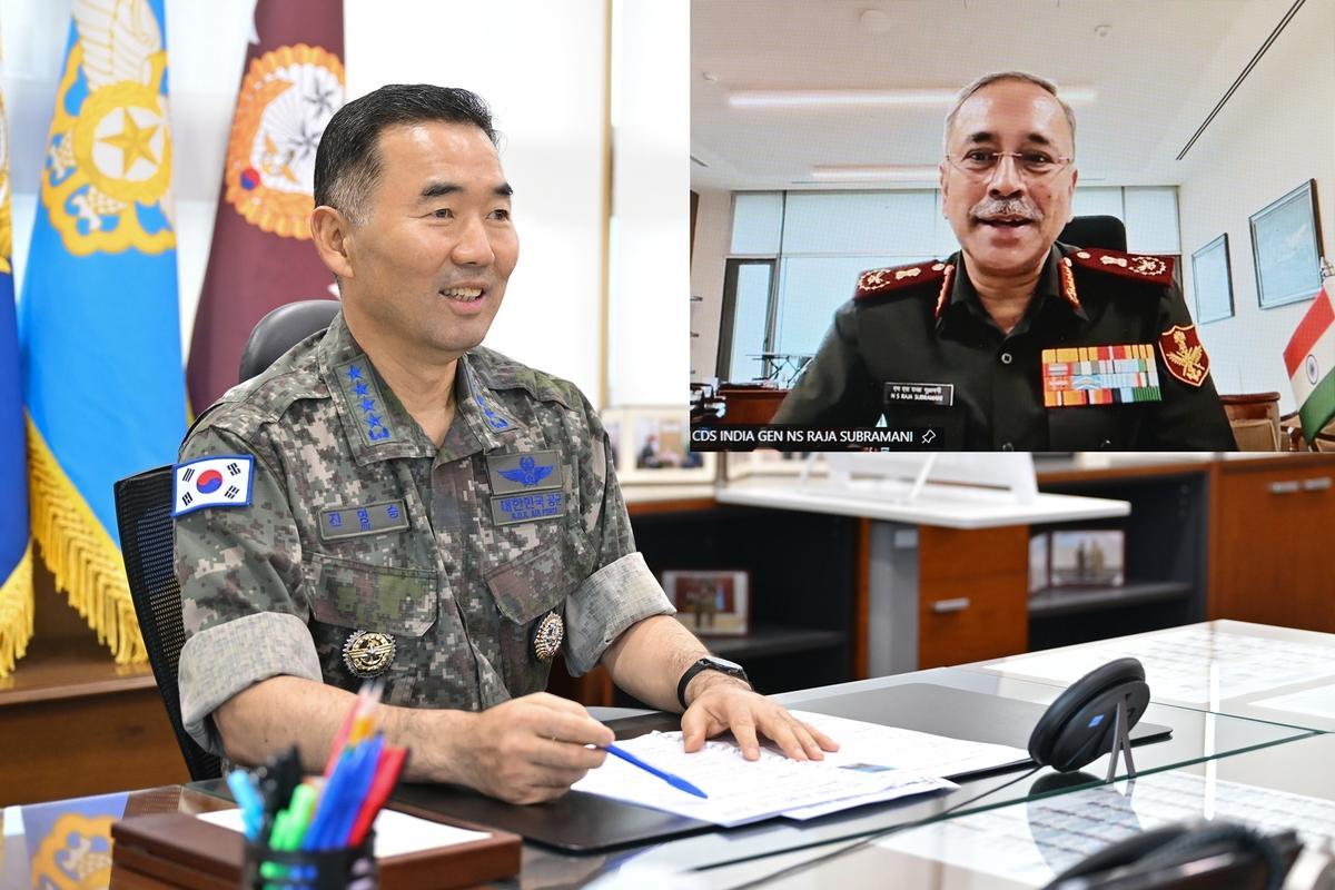 Top military officers of S. Korea, India discuss expanding military exchanges by phone