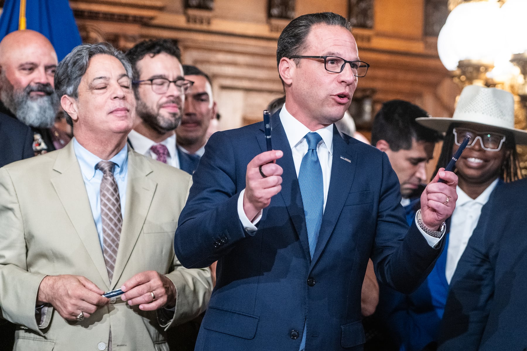Shapiro planned to flat fund rape crisis centers. They convinced him to double their line item.