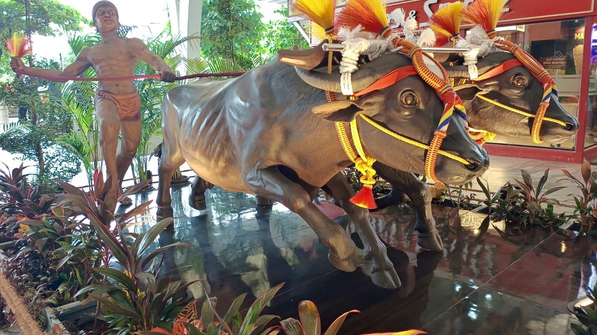 Mangaluru airport adds another Kambala-themed installation