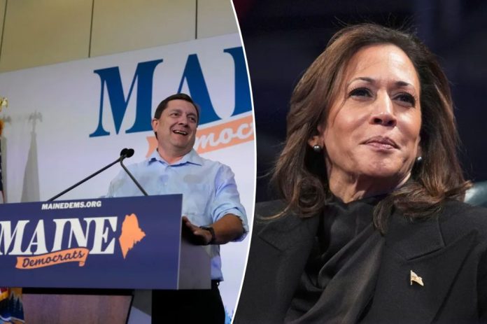 Harris compares Troy Jackson’s ascension to her 2024 race in endorsement pledge