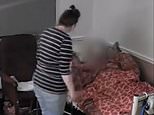 Moment drunk carer shouts 'I hope you die in your sleep, you f****** horrible cow' at 81-year-old dementia patient after downing bottle of vodka