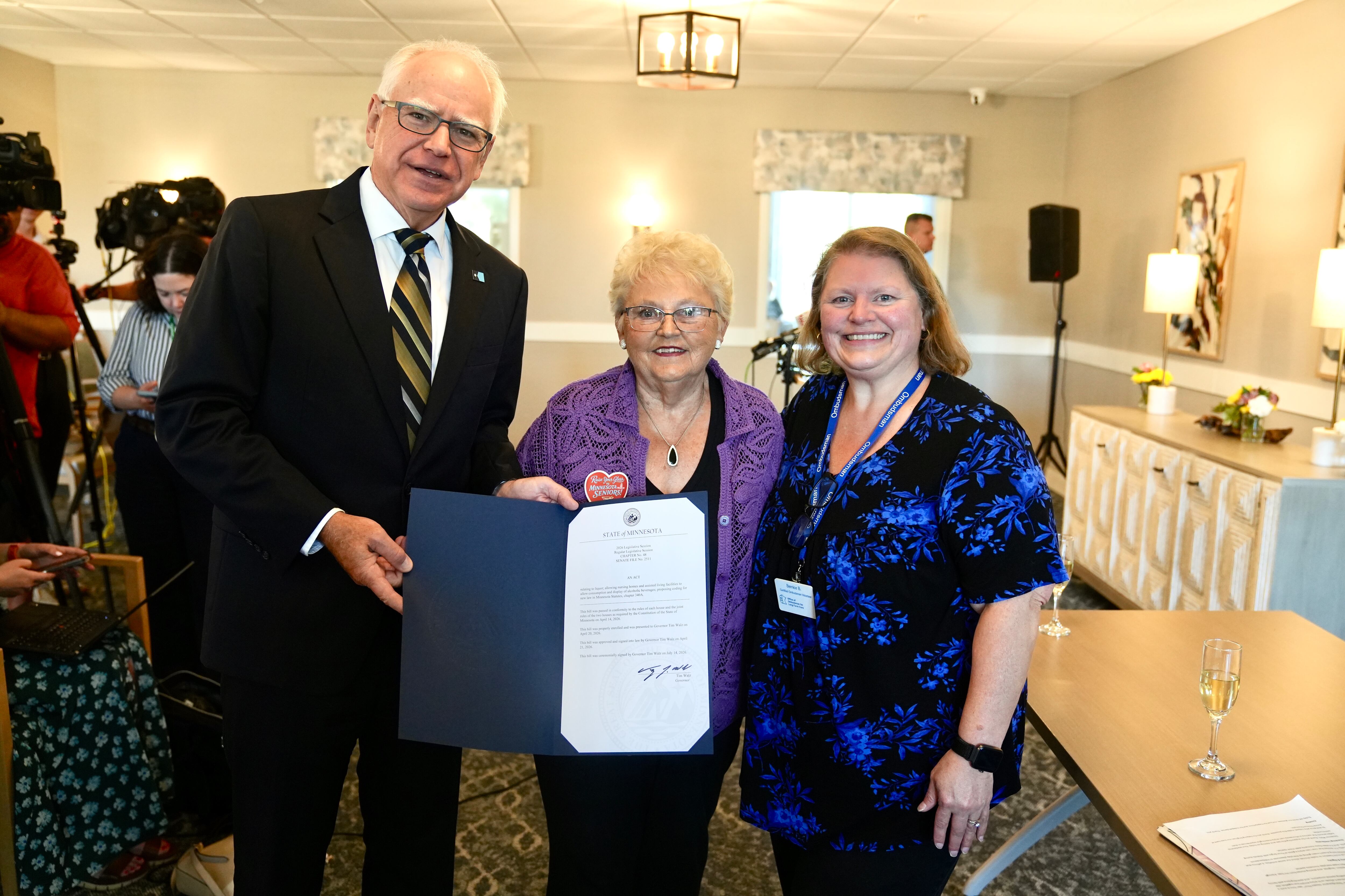 This grandma fought for a bill to allow happy hour at retirement homes