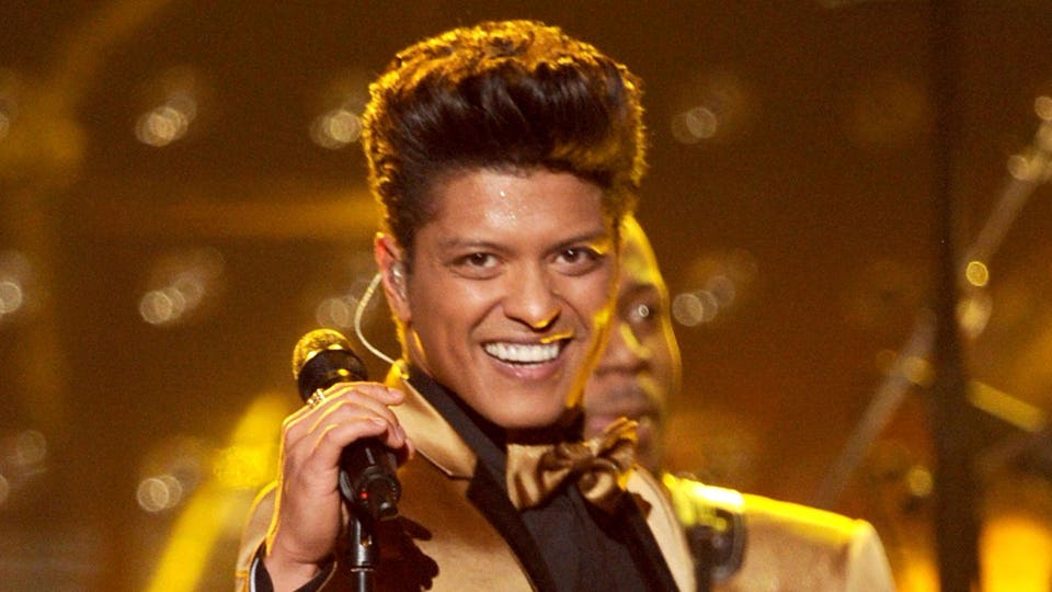 Bruno Mars Sees Several Of His Signature Hits Return To The Same Chart