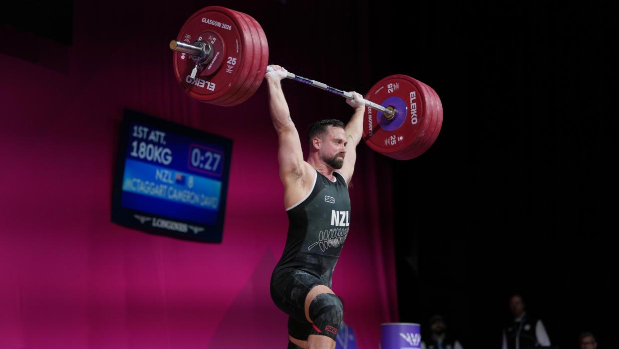 Third time lucky as Kiwi weightlifter medals at Commonwealth Games