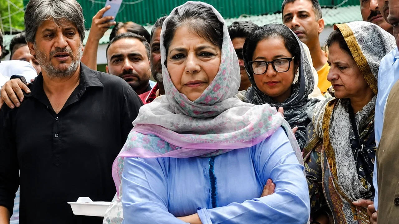 'I regret it': Mehbooba Mufti claims Jantar Mantar remark a slip of tongue, apologises