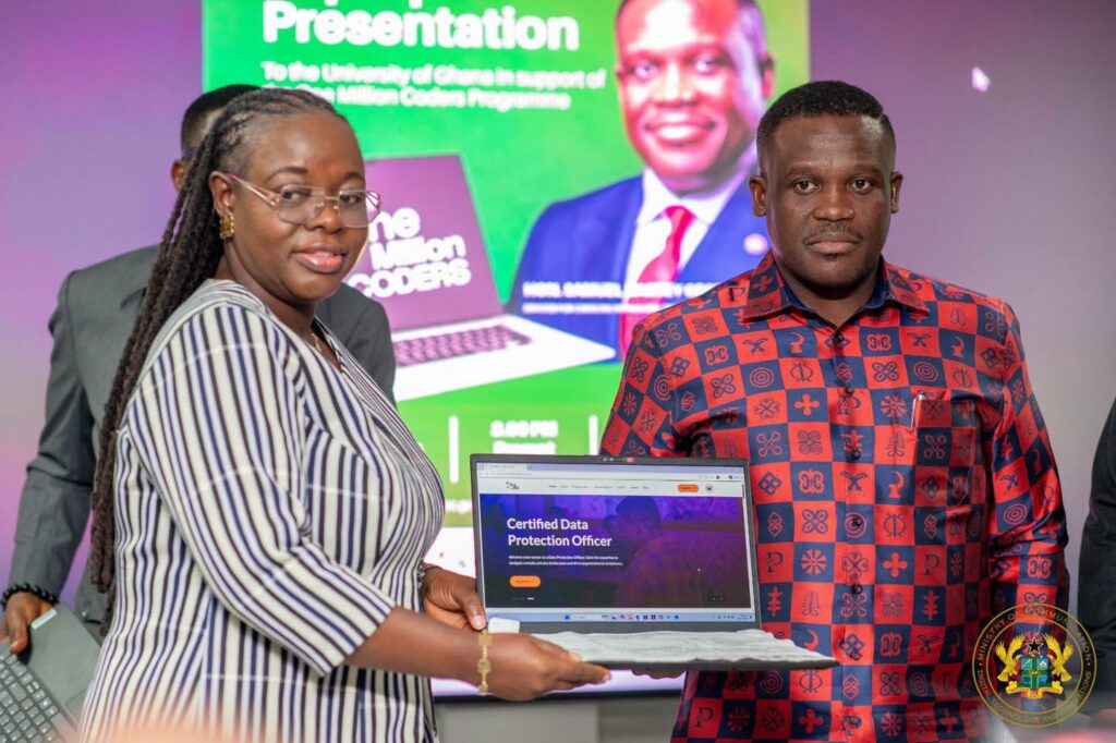 Gov’t hands over 2,000 more laptops to UG for One Million Coders Programme