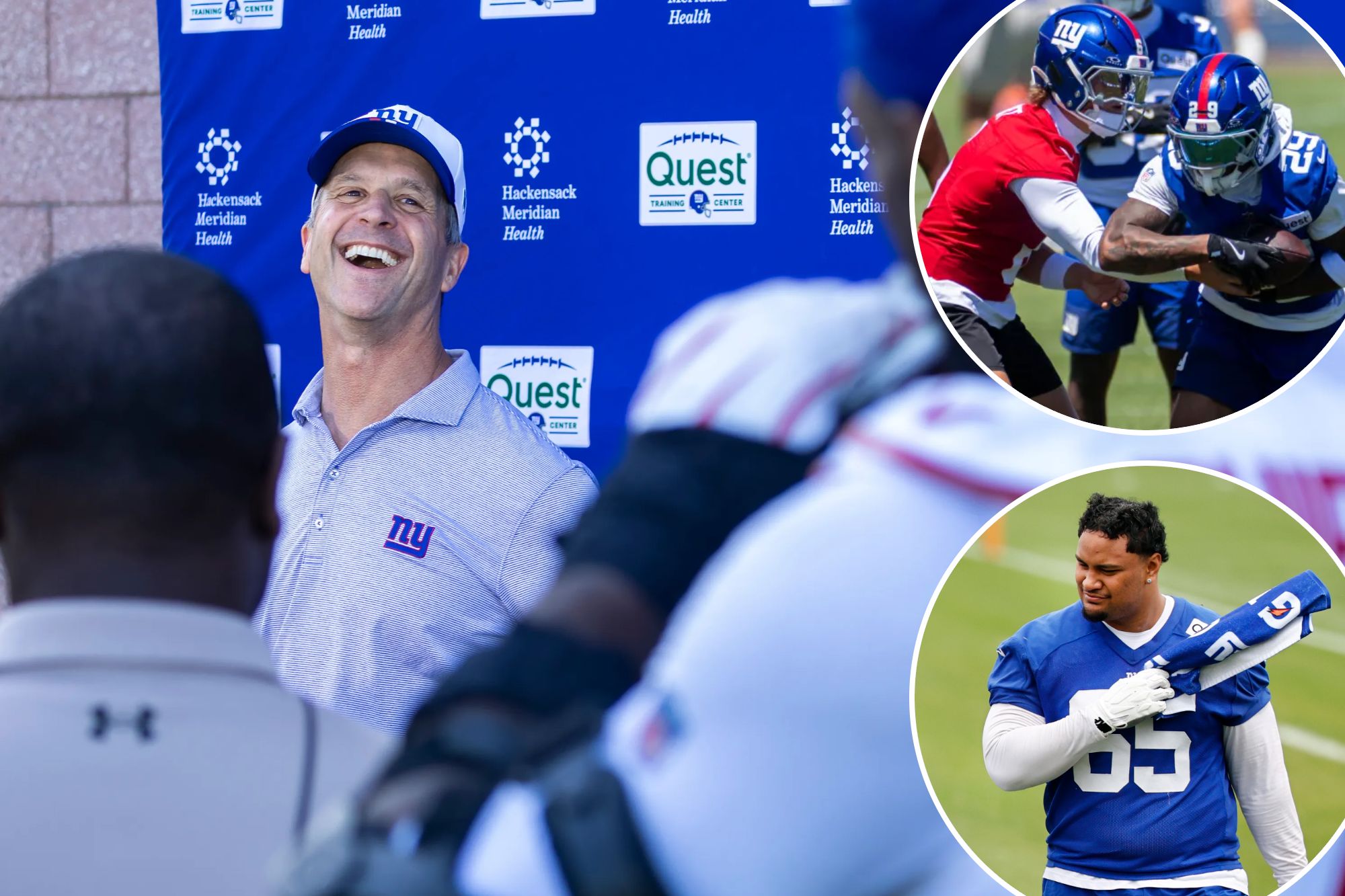 Welcome to Camp Harbaugh, where Giants’ transformation begins