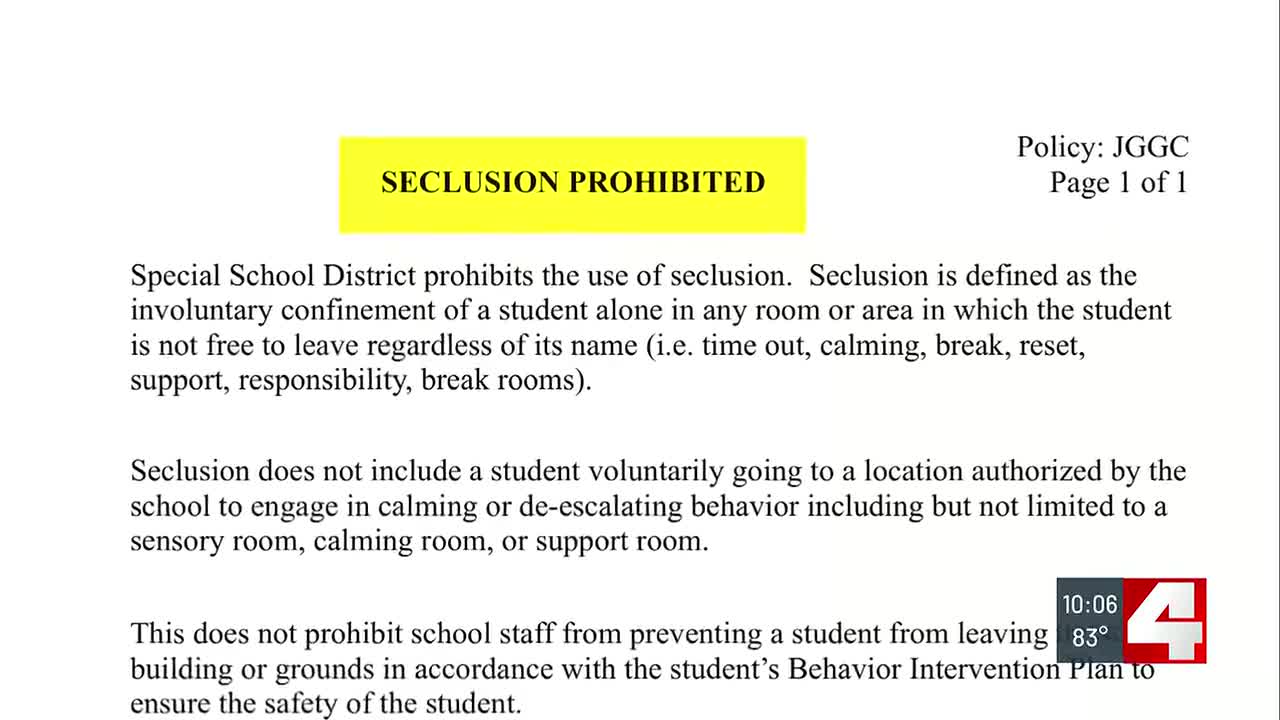 St. Louis Special School District bans seclusion and supine restraint following federal probe