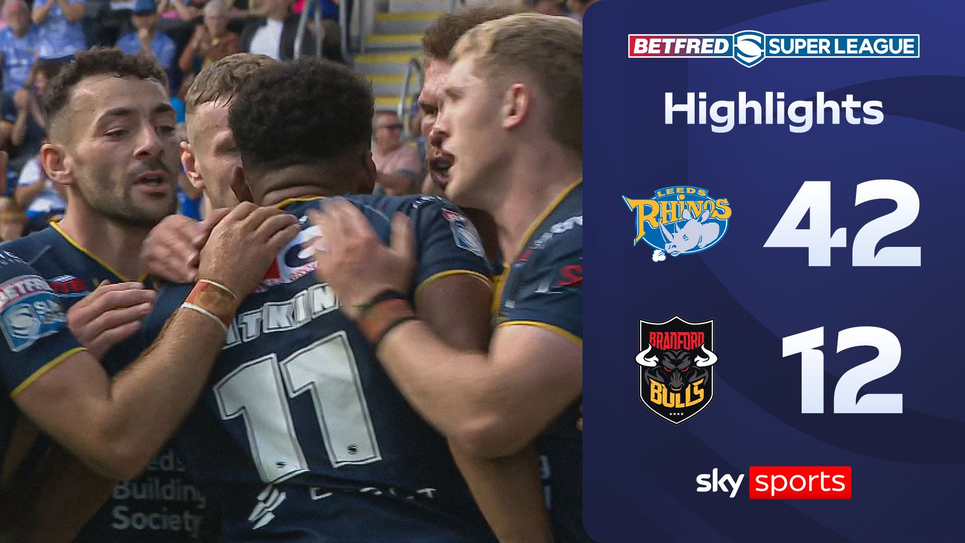 Leeds Rhinos 42-12 Bradford Bulls
